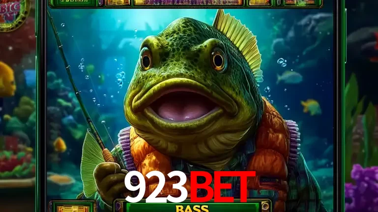 Personagem de peixe pescador do popular jogo de slot com tema de pescaria, uma das emocionantes opções de caça-níqueis para jogar e ganhar no cassino 923BET.
